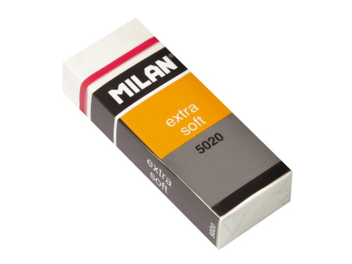 Gumka ołówkowa Extra Soft - Milan - biała