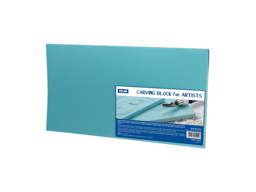 Carving block, engraving plate - Milan - vinyl, 28 x 15 cm