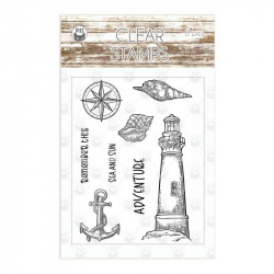 Set of clear stamps - Piątek Trzynastego - Beyond The Sea 01, 8 pcs.