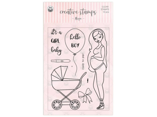 Set of clear stamps - Piątek Trzynastego - Hope, 13 pcs.