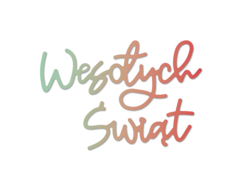 Wykrojnik - DpCraft - Wesołych Świąt