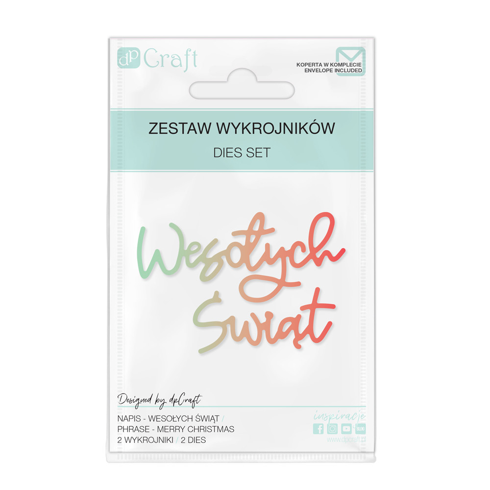 Wykrojnik - DpCraft - Wesołych Świąt
