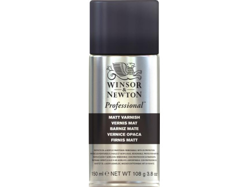 Werniks w sprayu Professional - Winsor & Newton - matowy, 150 ml