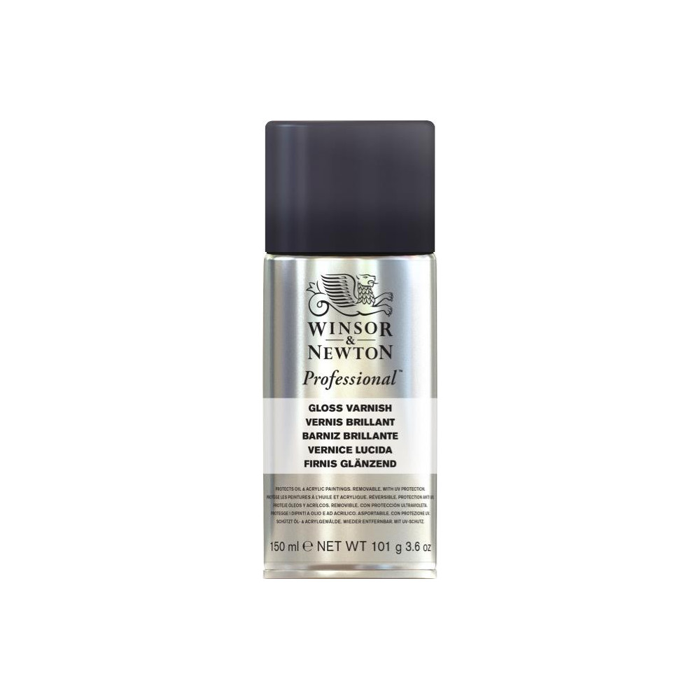 Professional spray Varnish - Winsor & Newton - glossy, 150 ml