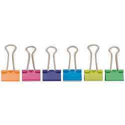 Office binder clips - Rico Design - multicolor, 19 mm, 12 pcs.