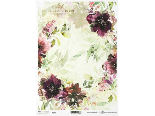 Papier do decoupage A4 - ITD Collection - ryżowy, R1750