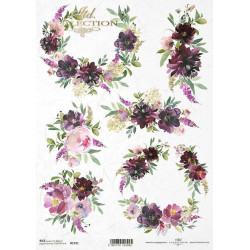 Decoupage paper A4 - ITD Collection - rice, R1751