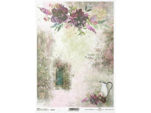 Decoupage paper A4 - ITD Collection - rice, R1747