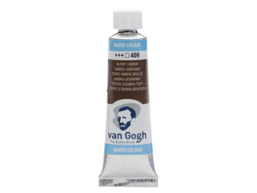 Watercolor paint in tube - Van Gogh - Burnt Umber 10 ml