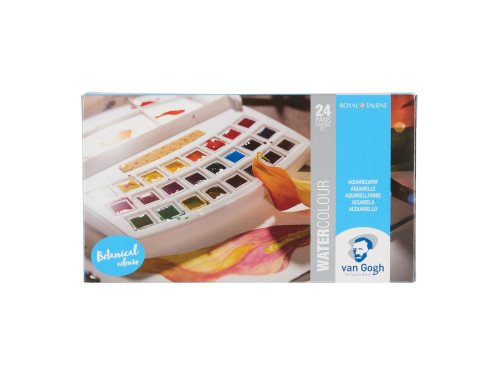 Watercolor paints pocket box - Van Gogh - Botanical Selection, 24 colors