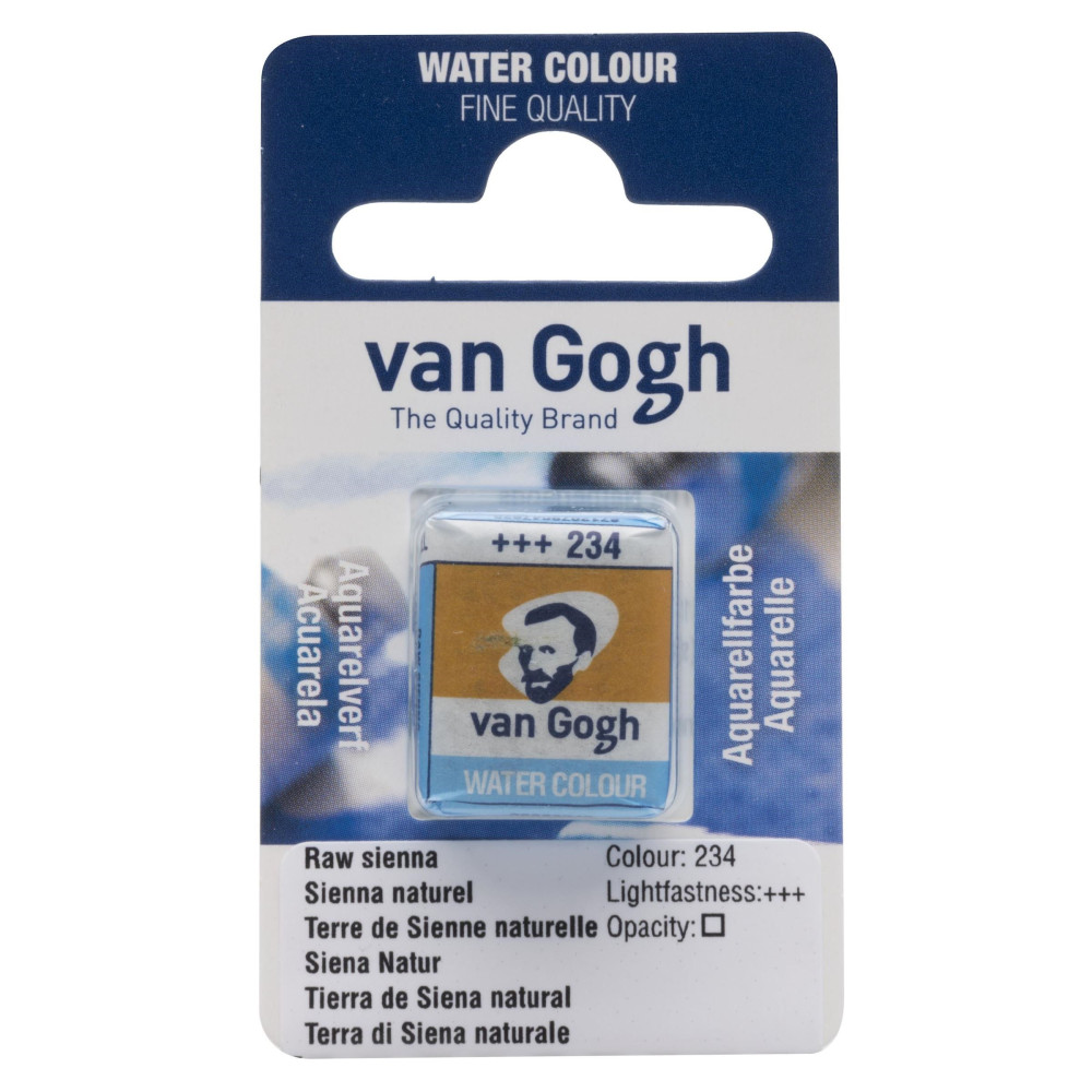 Watercolor pan paint - Van Gogh - Raw Sienna