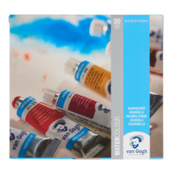 Watercolor paints in tubes - Van Gogh - 20 colors x 10 ml