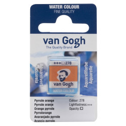 Watercolor pan paint - Van Gogh - 278 Pyrrole Orange