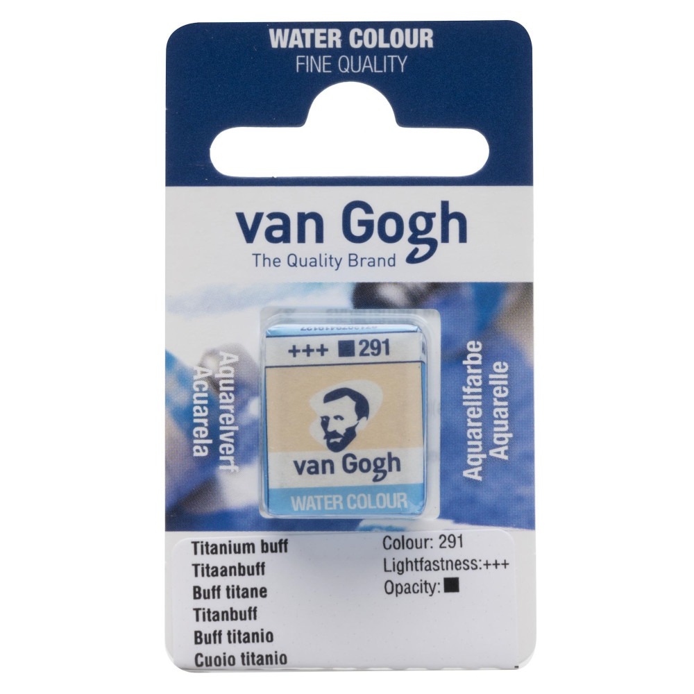 Watercolor pan paint - Van Gogh - Titanium Buff