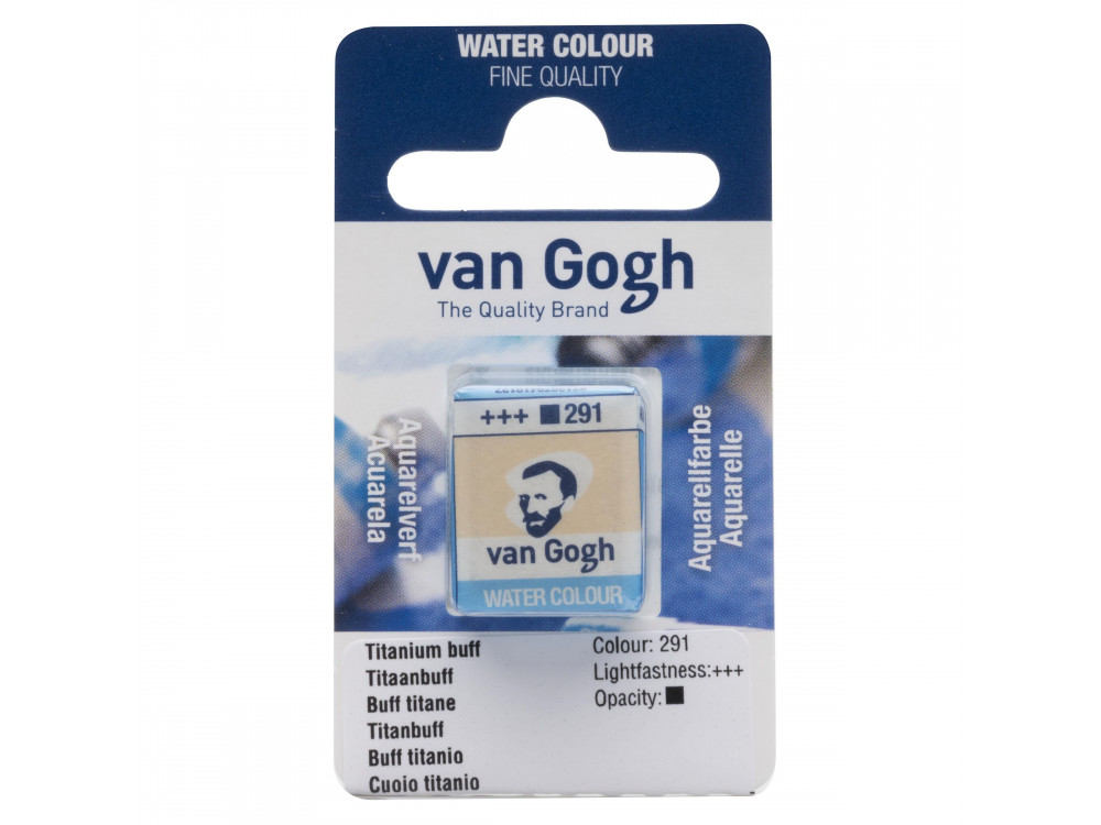 Farba akwarelowa w kostce - Van Gogh - Titanium Buff
