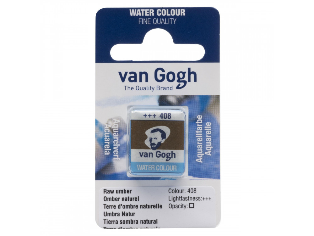 Watercolor pan paint - Van Gogh - Raw Umber