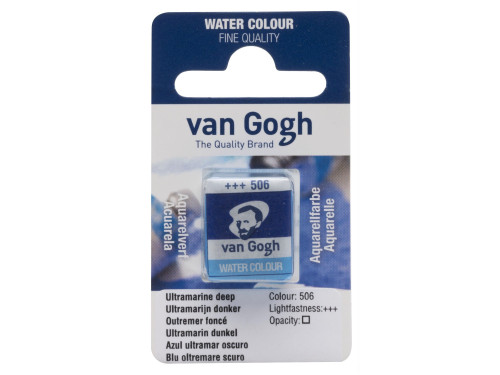 Farba akwarelowa w kostce - Van Gogh - Ultramarine Deep