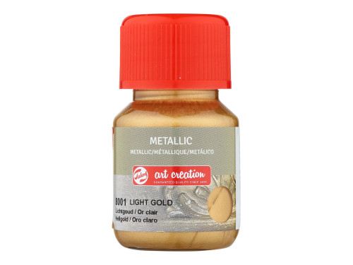 Farba metaliczna - Talens Art Creation - Light Gold, 30 ml