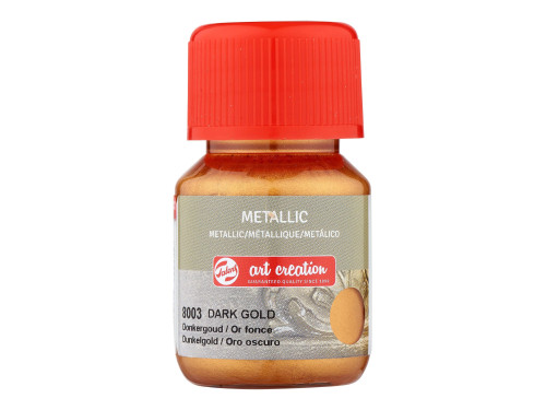 Farba metaliczna - Talens Art Creation - Dark Gold, 30 ml