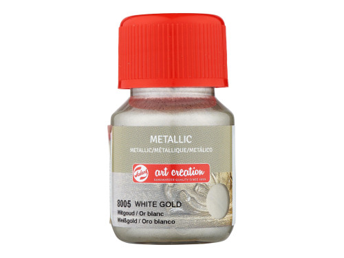 Farba metaliczna - Talens Art Creation - White Gold, 30 ml