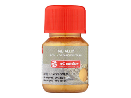 Metallic paint - Talens Art Creation - Lemon Gold, 30 ml