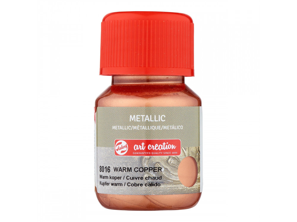 Farba metaliczna - Talens Art Creation - Warm Copper, 30 ml