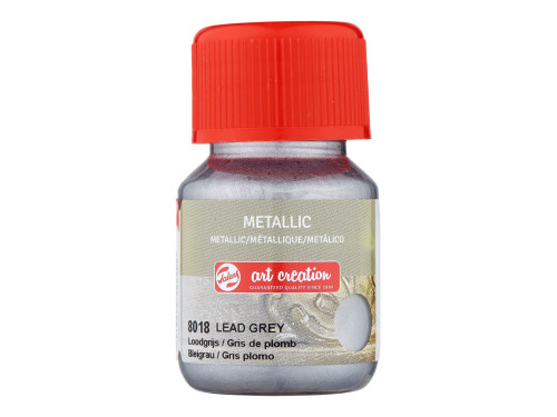 Farba metaliczna - Talens Art Creation - Lead Grey, 30 ml