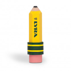 Pencil-shaped Temagraph eraser - Lyra