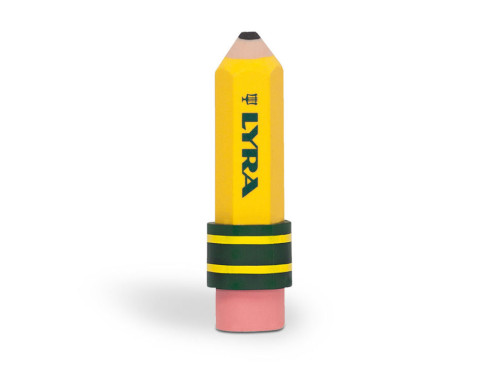 Pencil-shaped Temagraph eraser - Lyra