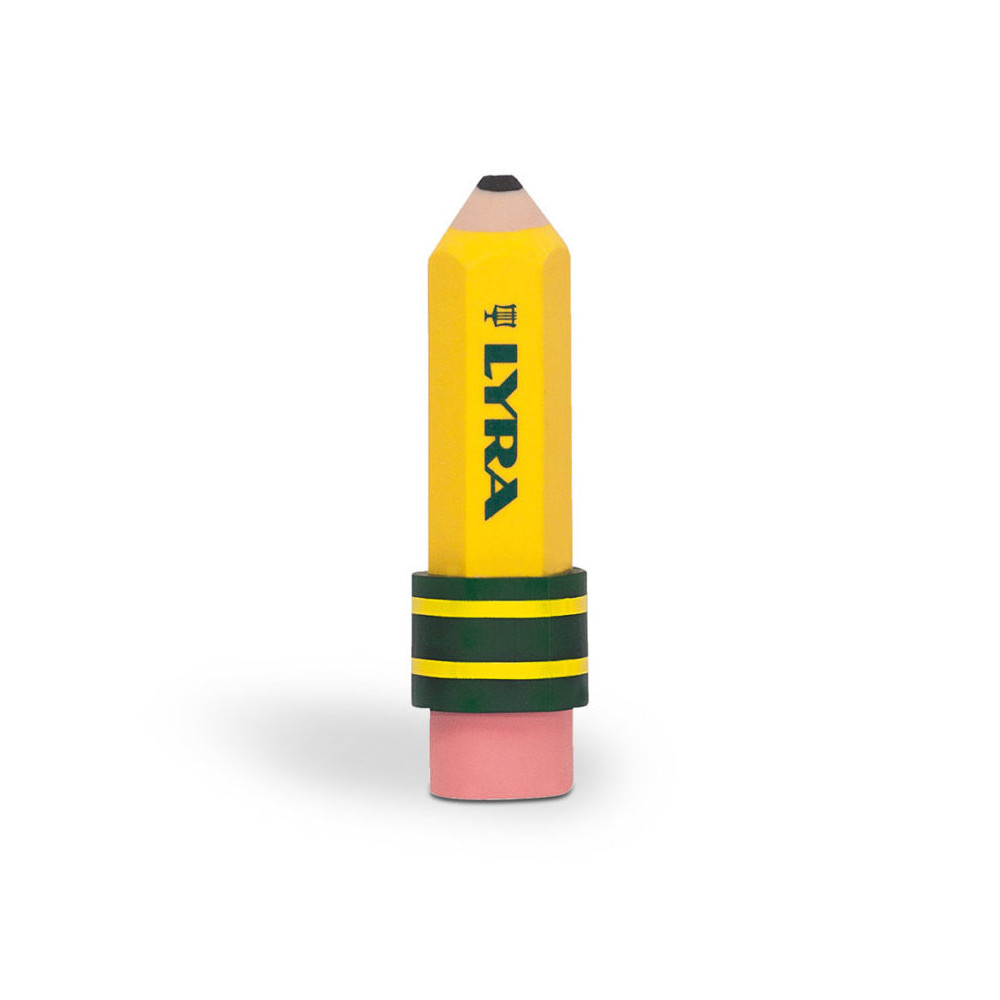 Pencil-shaped Temagraph eraser - Lyra