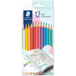 Zestaw sześciokątnych kredek ołówkowych - Staedtler - 12 kolorów