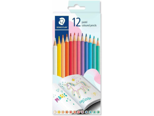 Colored hexagonal pencil set - Staedtler - 12 colors