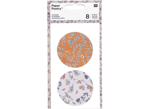 Naklejki - Paper Poetry - Duże rośliny, 8 szt.