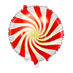 Foil balloon Candy - red, 35 cm