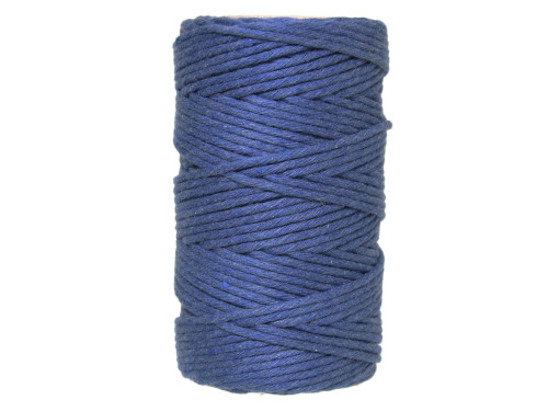 Sznurek bawełniany do makramy - jeans, 2 mm, 100 g, 60 m