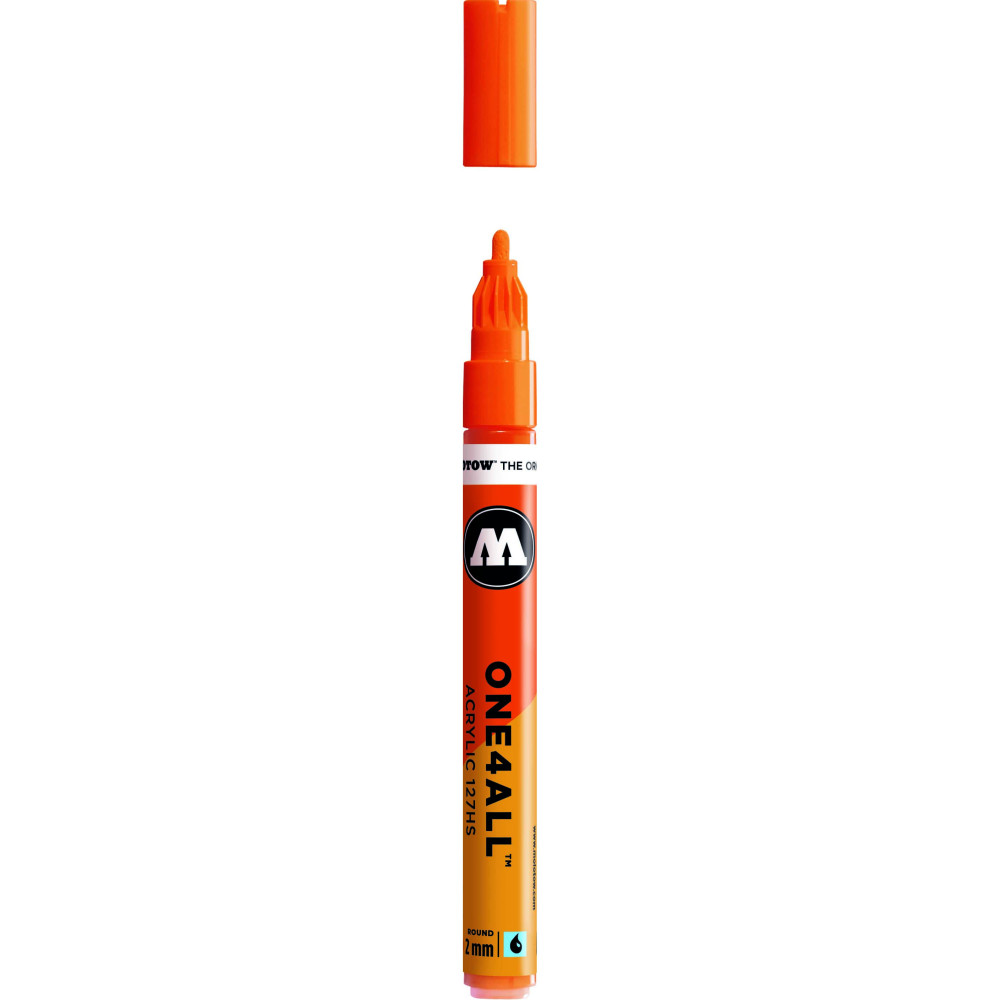 One4All acrylic marker - Molotow - Dare Orange, 2 mm