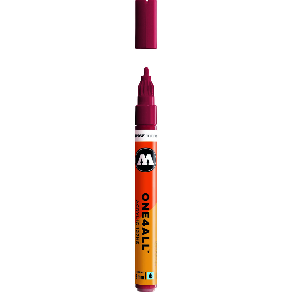 One4All acrylic marker - Molotow - Burgundy, 2 mm