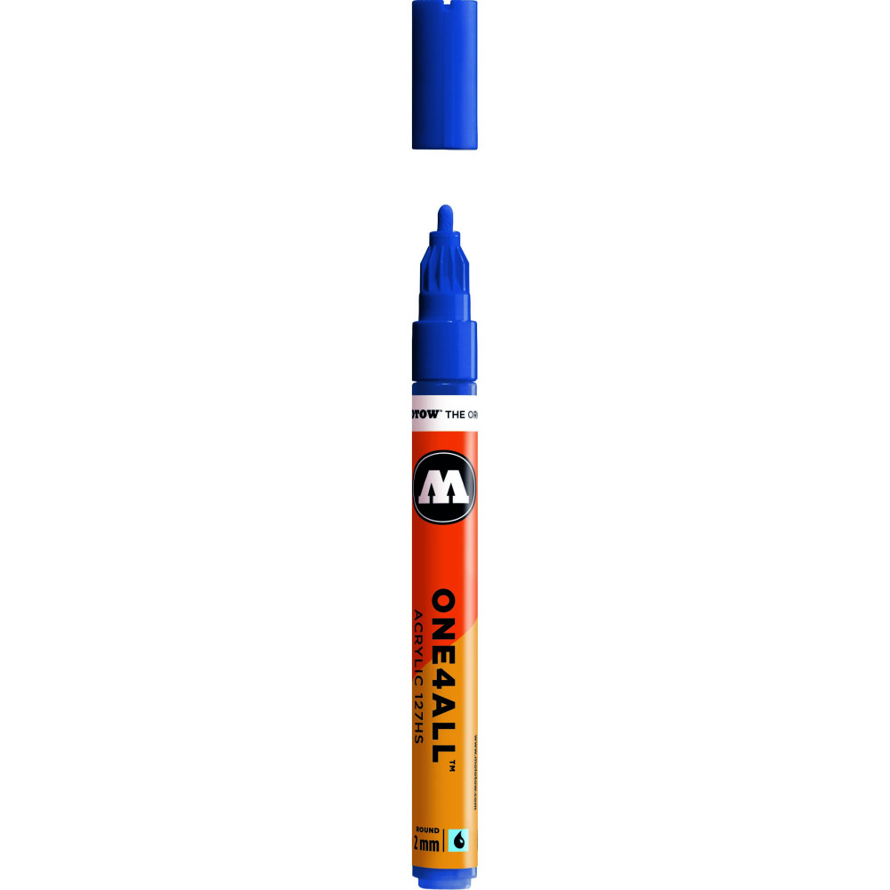 Marker akrylowy One4All - Molotow - True Blue, 2 mm