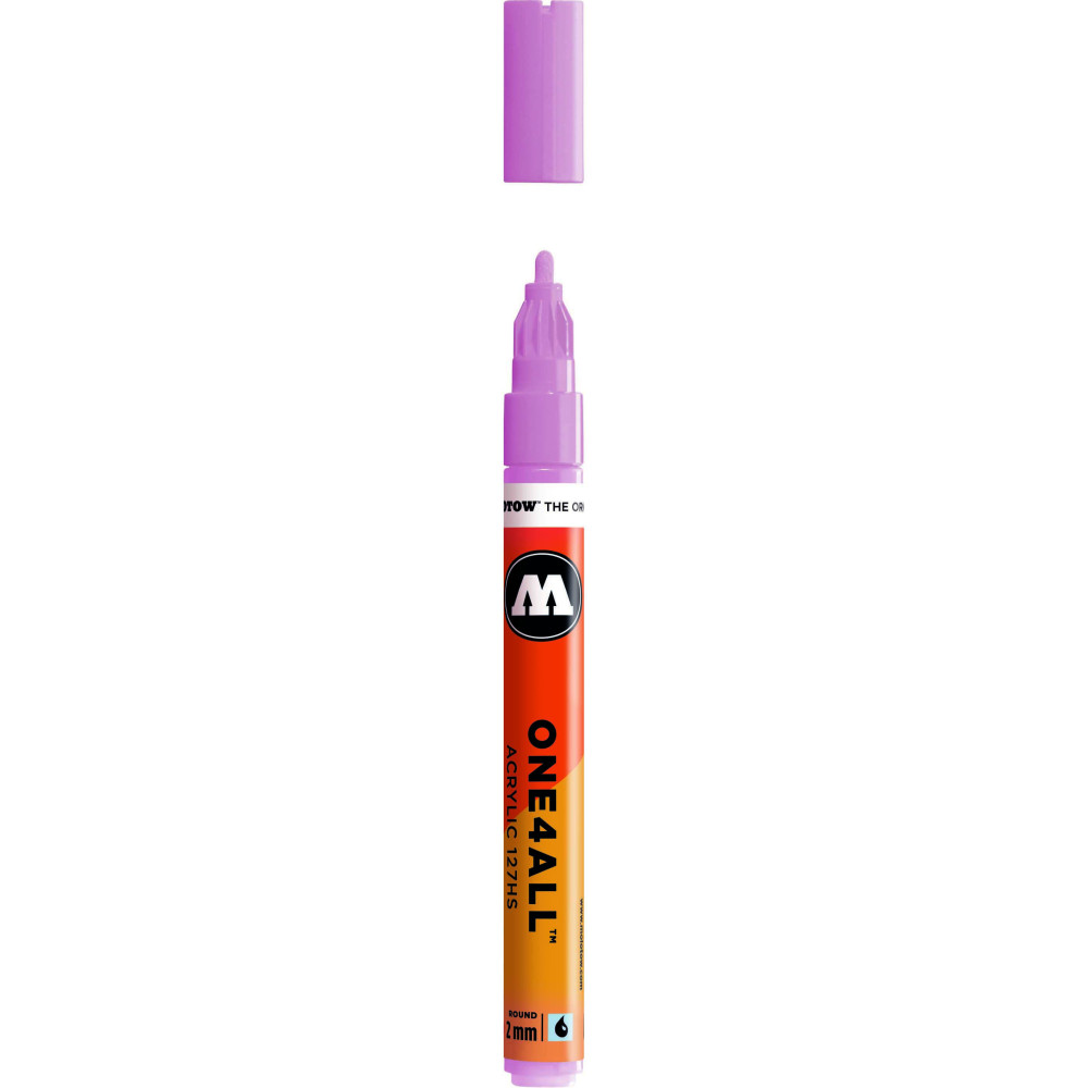 Marker akrylowy One4All - Molotow - Lilac Pastel, 2 mm