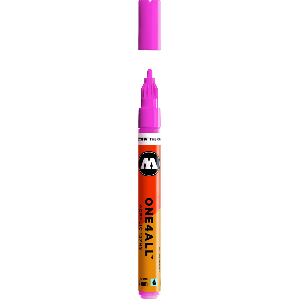 Marker akrylowy One4All - Molotow - Neon Pink, 2 mm