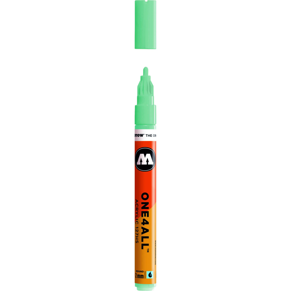 One4All acrylic marker - Molotow - Lago Blue Pastel, 2 mm