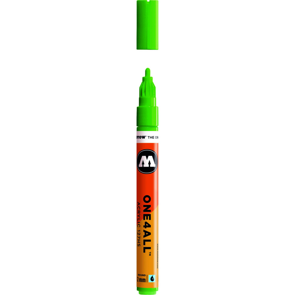 One4All acrylic marker - Molotow - Kacao Universes Green, 2 mm