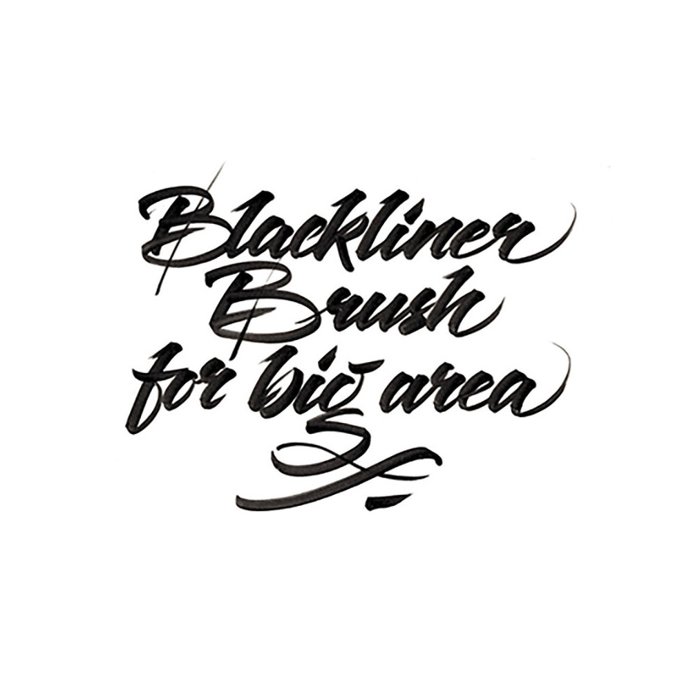Marker z końcówką pędzelkową Blackliner Brush Marker - Molotow - czarny