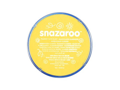 Face and body make-up paint - Snazaroo - Bright Yellow, 18 ml