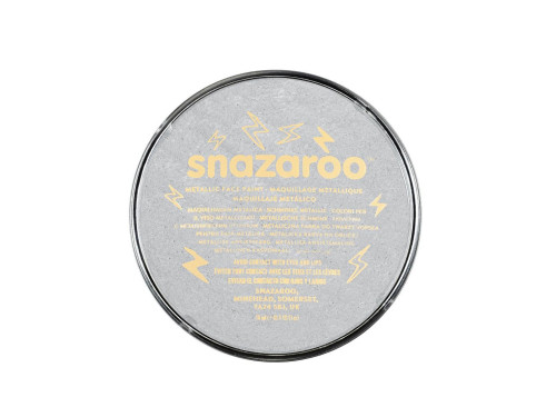 Face and body make-up paint - Snazaroo - Metallic Silver, 18 ml