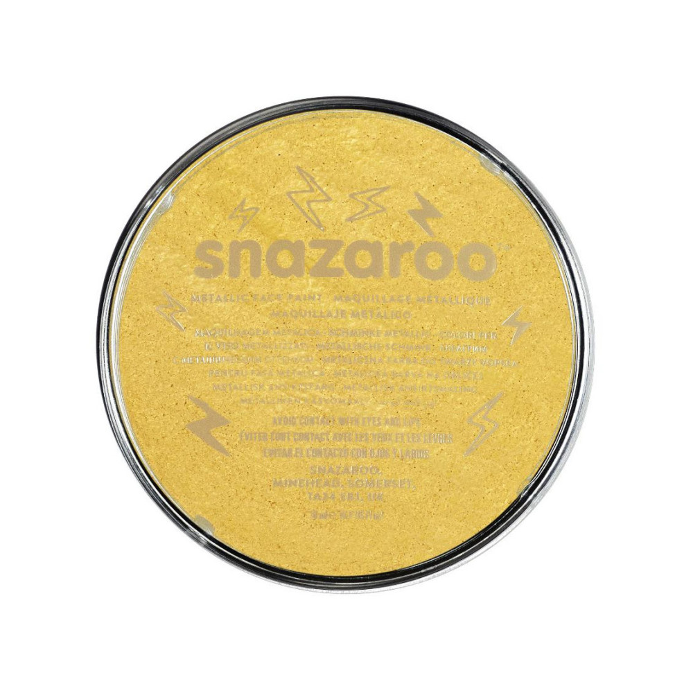 Farba do malowania twarzy - Snazaroo - złota, 18 ml