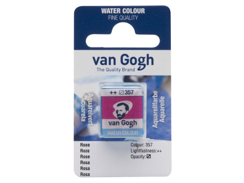 Watercolor pan paint - Van Gogh - Rose