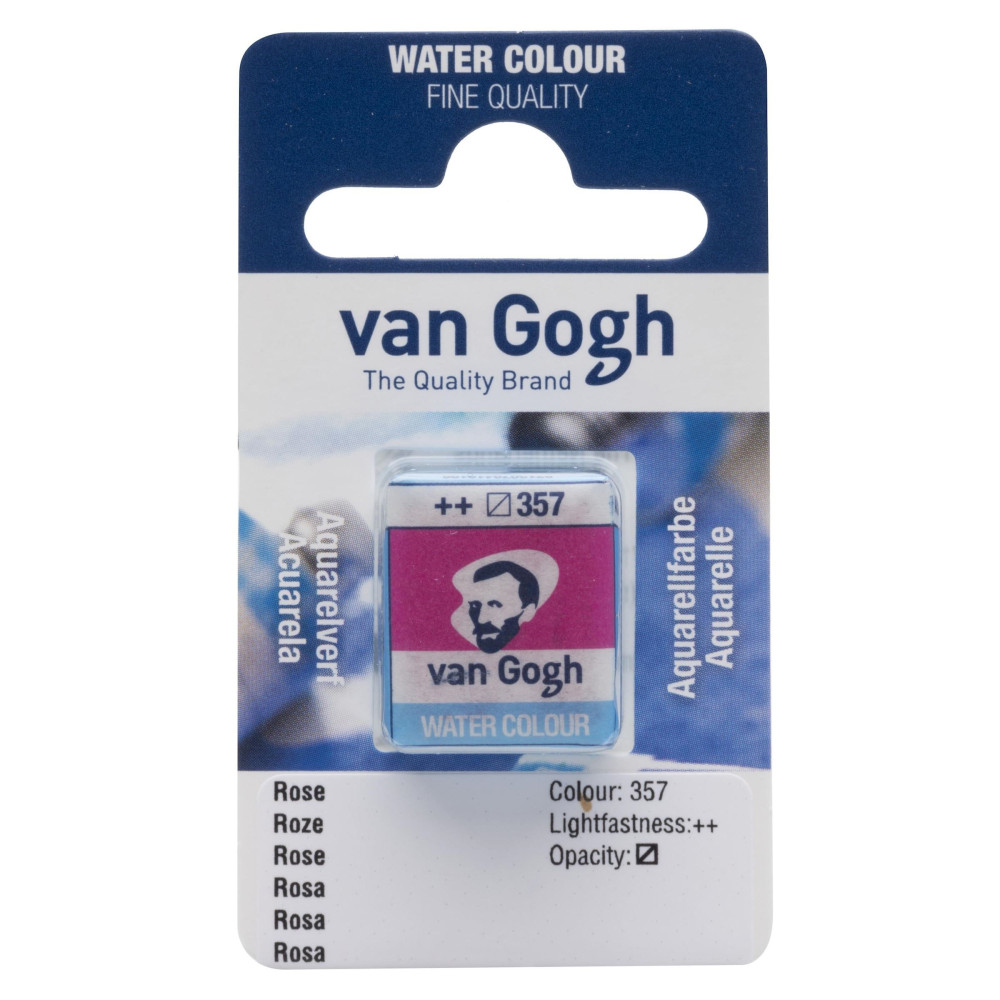 Watercolor pan paint - Van Gogh - Rose