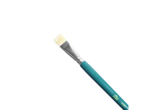 Flat, natural bristle brush - Talens - oil and acrylics, size 16