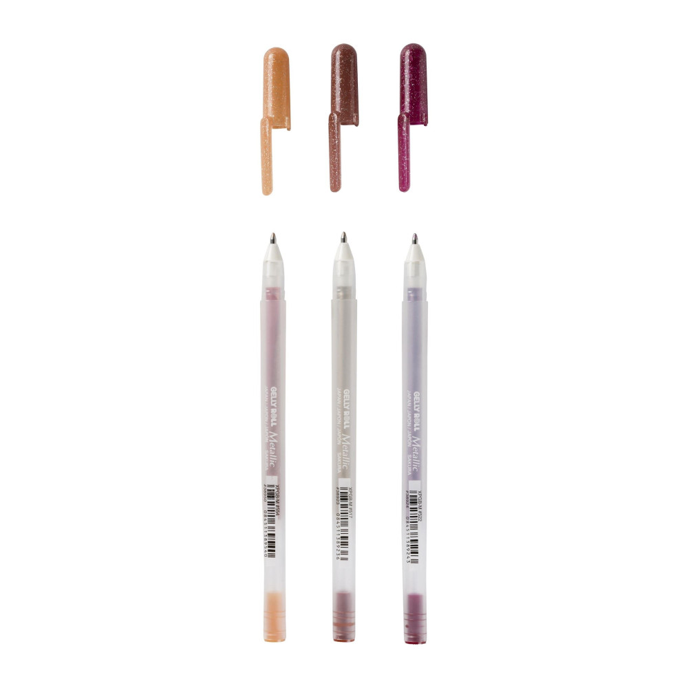 Set of Gelly Roll pen set - Sakura - Metallic Nature, 3 pcs.